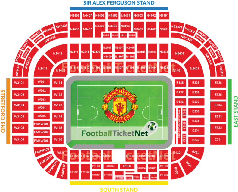 United Old Venue Fc Manchester Stadium Sport - Manchester United Seating Plan, HD Png Download PNG with transparent background