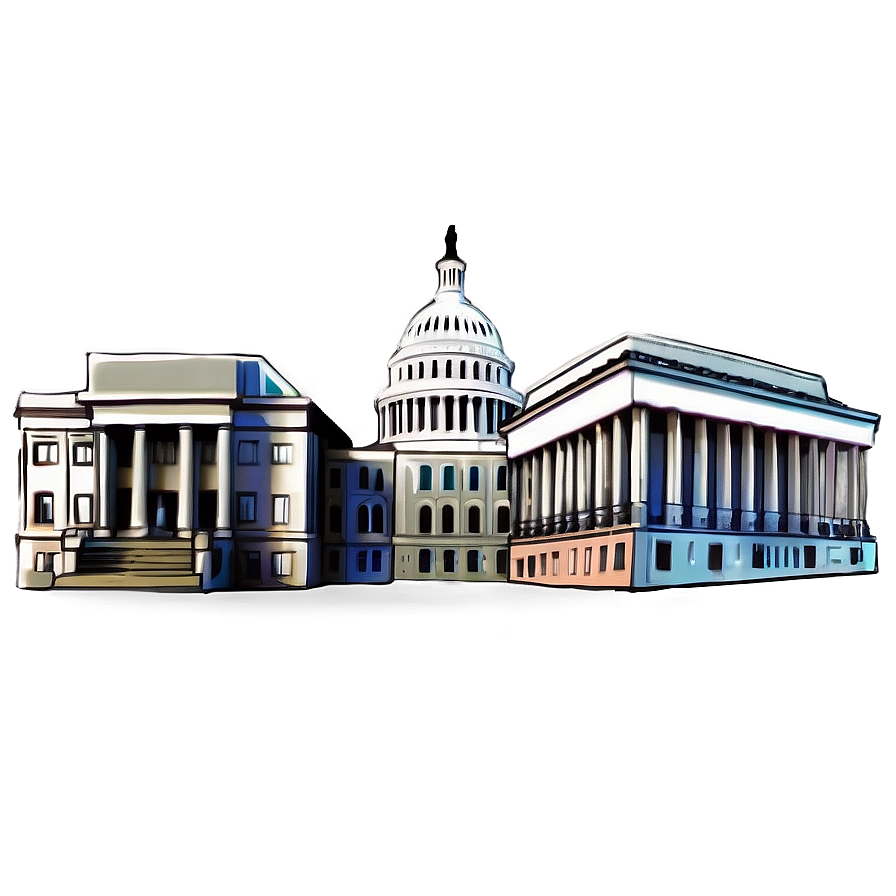 United States Capitol Building PNG 05212024 PNG with transparent background