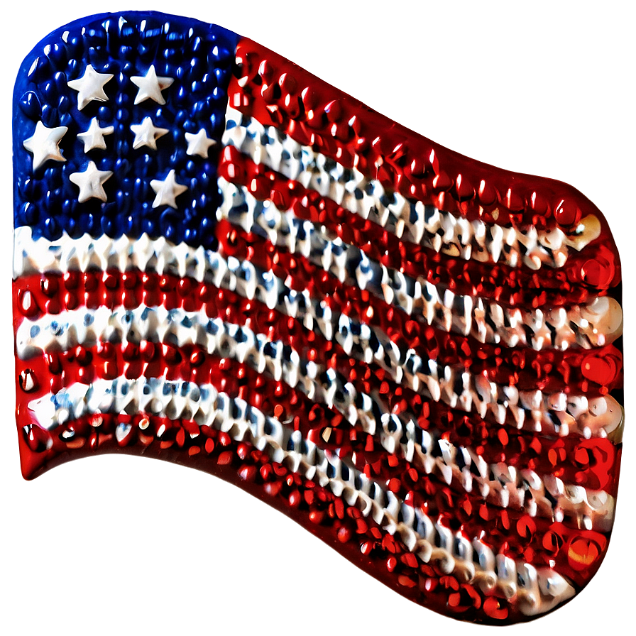 United States Flag Button Png 96