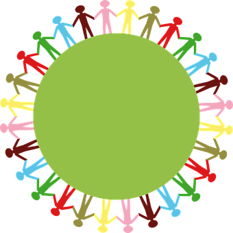 Unityin Diversity Circle PNG with transparent background