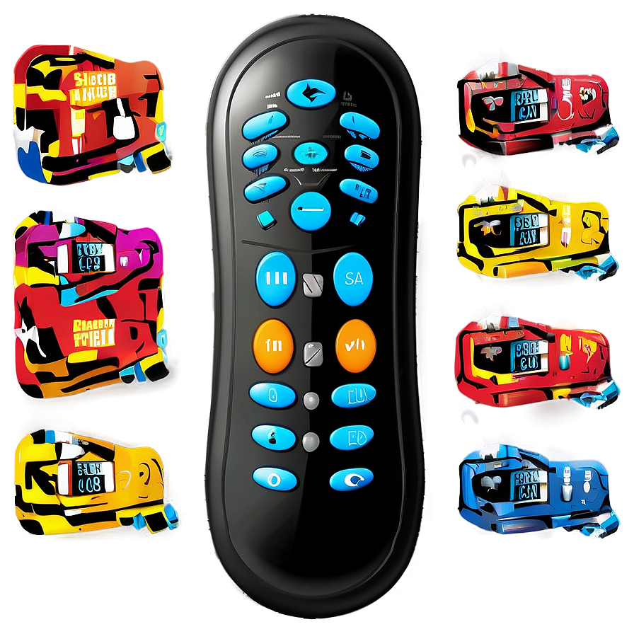 Universal Remote Control PNG rve37 PNG image with a transparent background, free high-resolution download