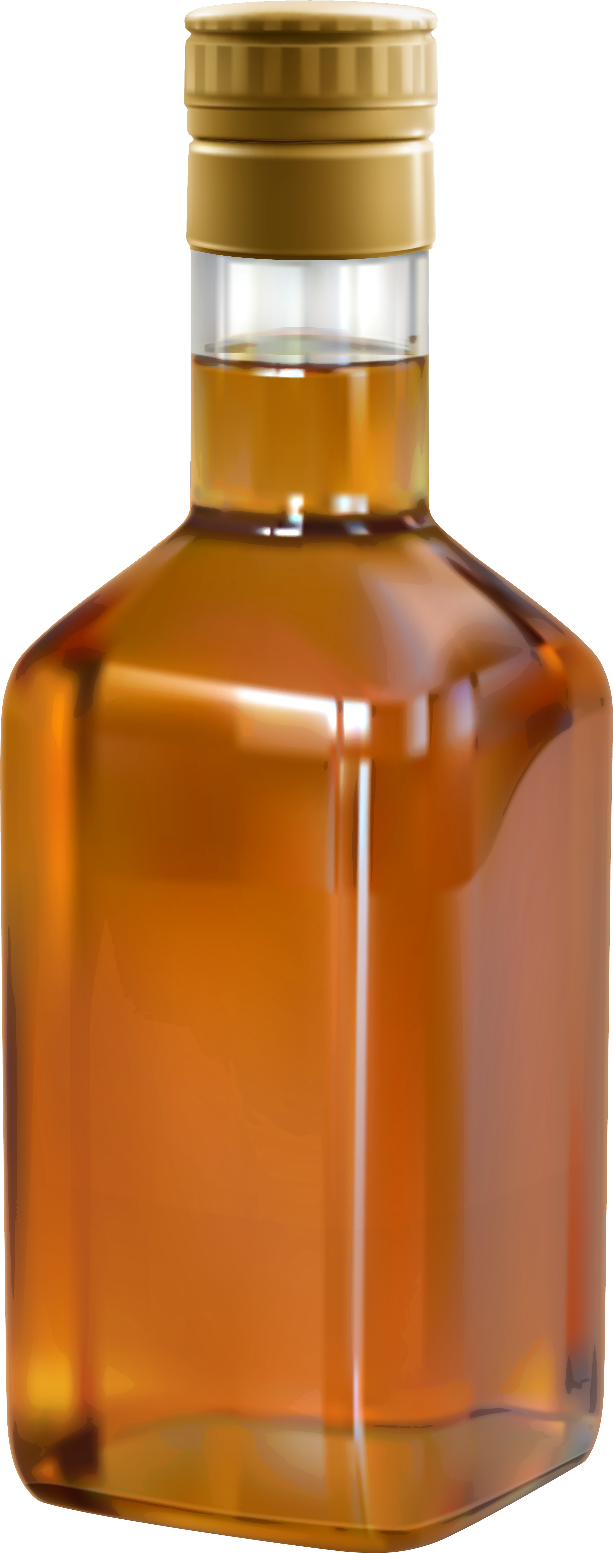 Whiskey Clipart Transparent Banner Library Whiskey - Whiskey Bottle Vector Png, Png Download PNG with transparent background