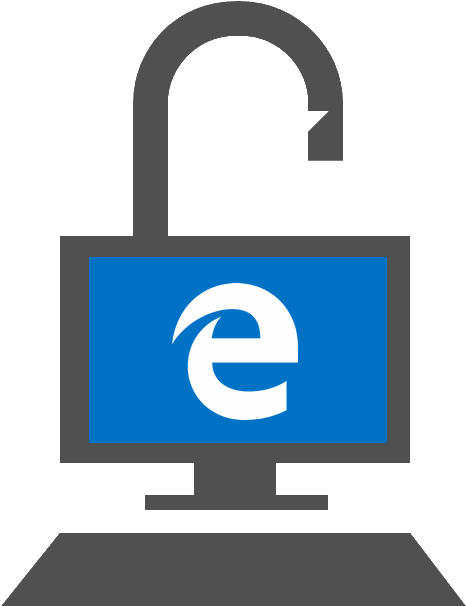 Unlocked Internet Explorer Icon