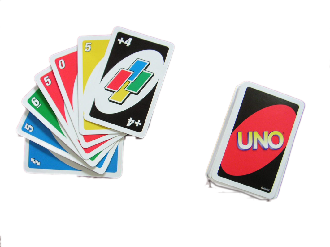 Uno Card Game Fanned Deck