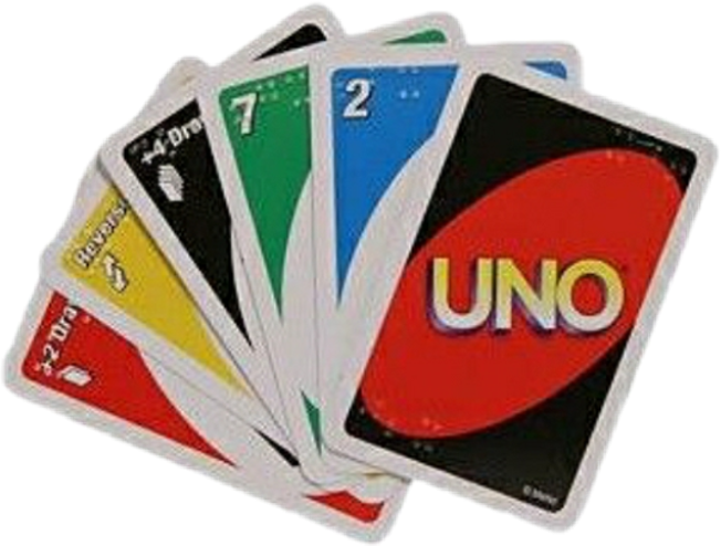 Uno Cards Fanned Out