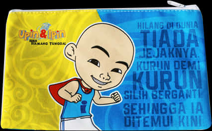 Upin Ipin Character Pencil Case