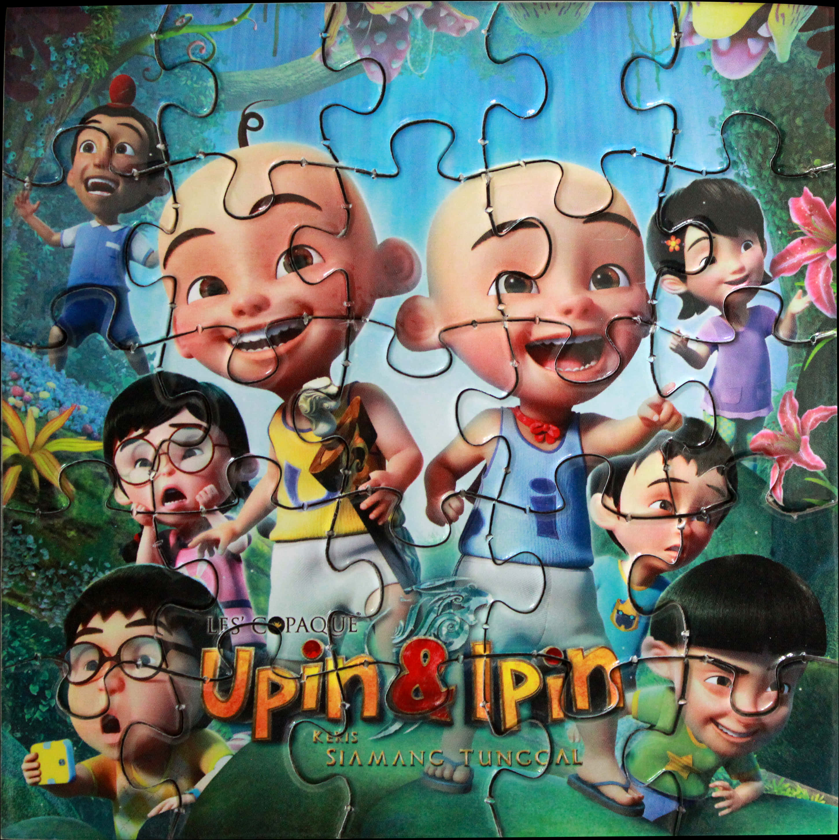 Upin Ipin Characters Jigsaw Puzzle