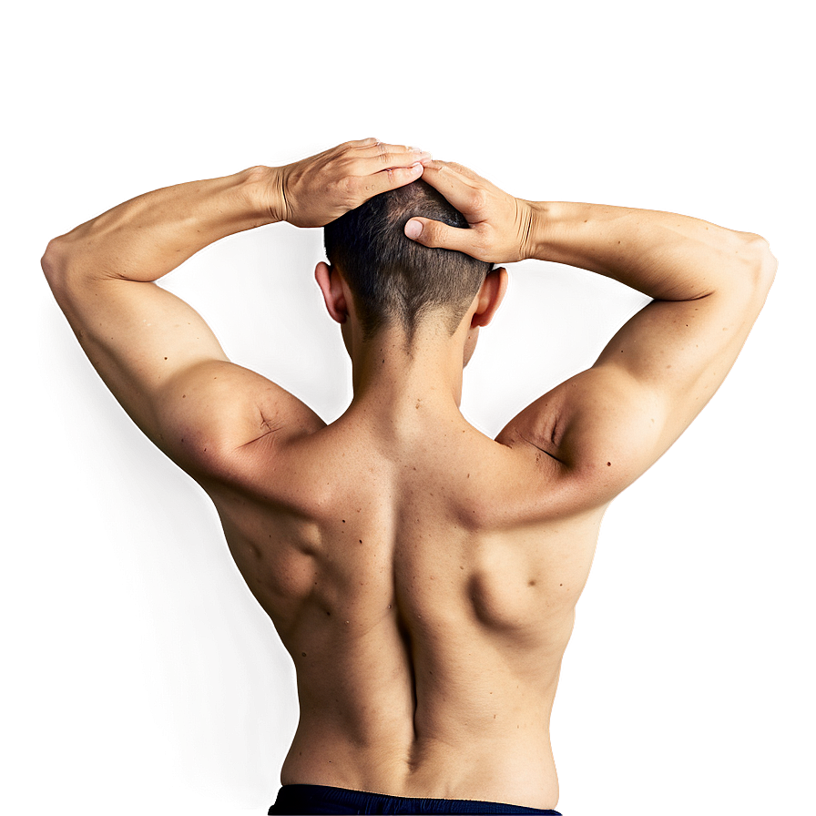 Upper Back Stretching Tips PNG iia PNG with transparent background