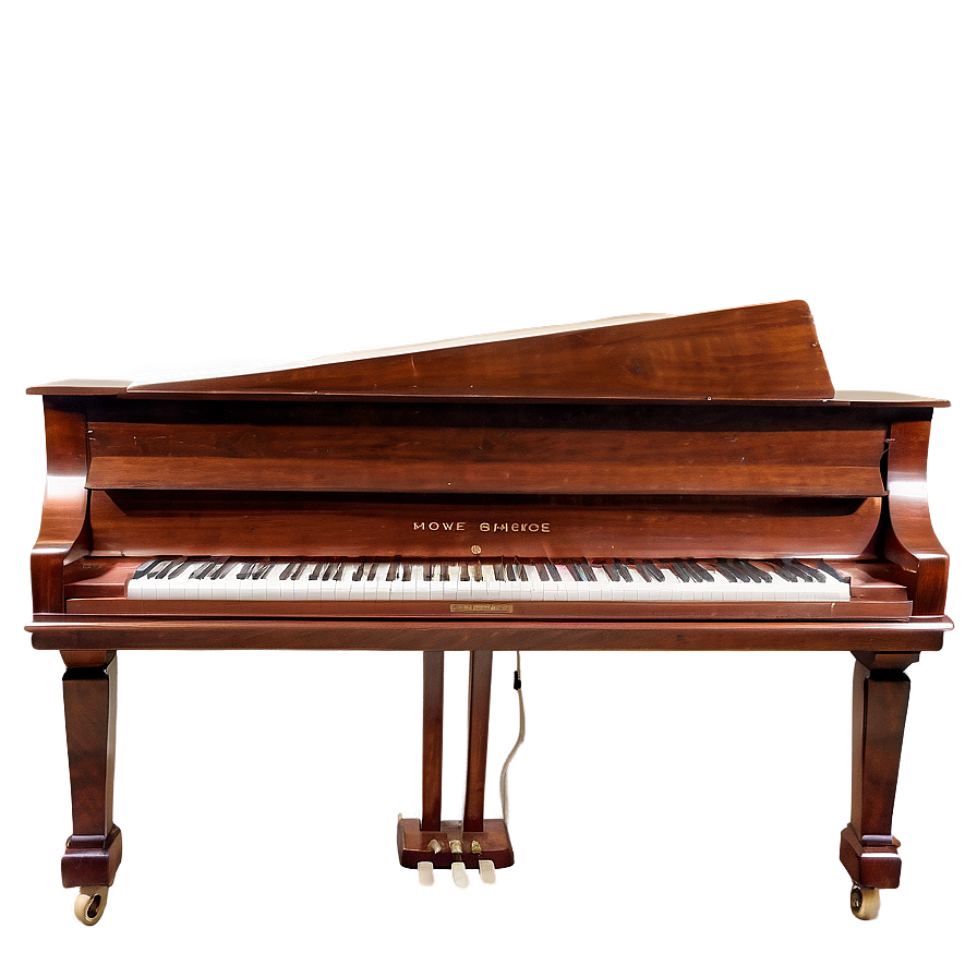 Upright Piano In Victorian Style Png Vtf38