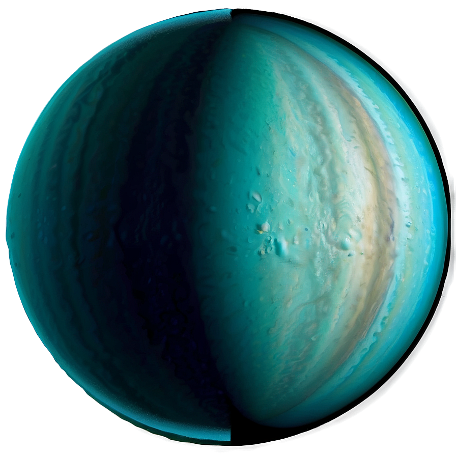 Uranus Atmosphere Layers PNG 4 PNG with transparent background