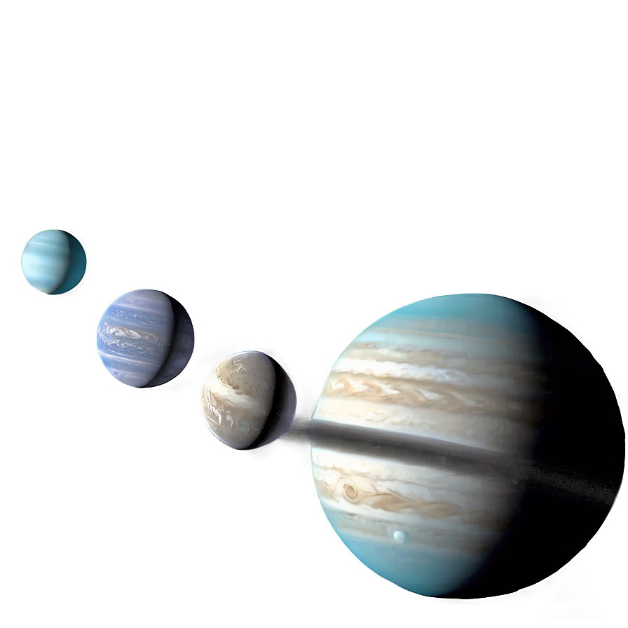 Uranus With Satellite Moons Png Yrt