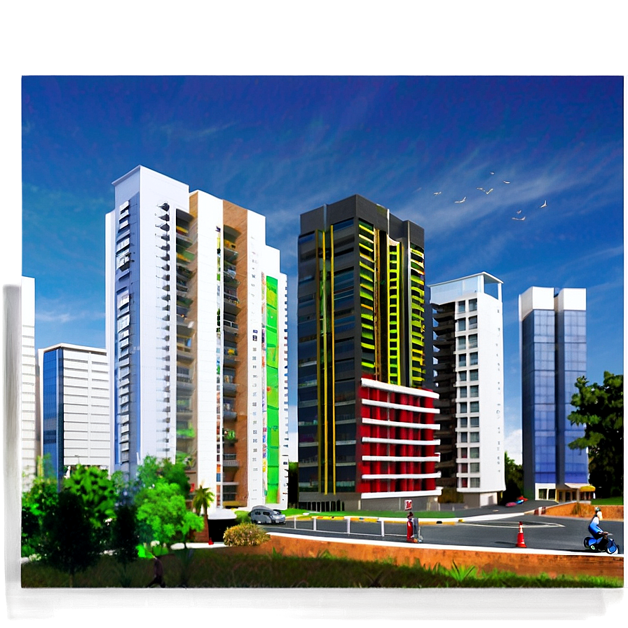 Urban City Land PNG ndd42 PNG with transparent background