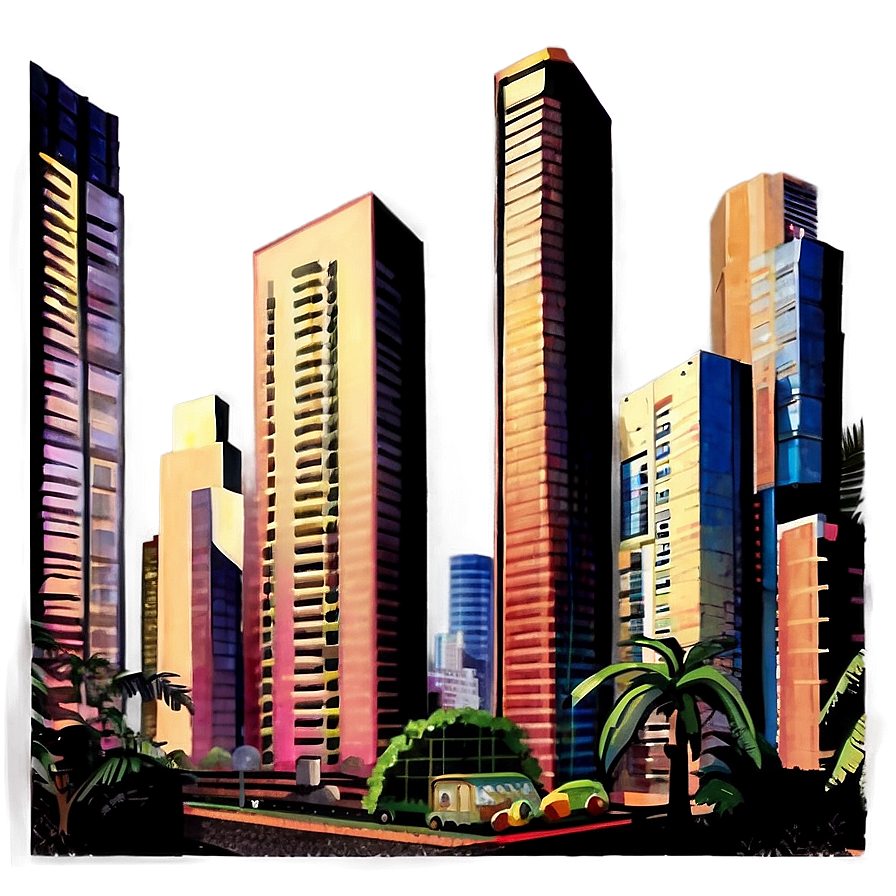 Urban City Land PNG sbe20 PNG with transparent background