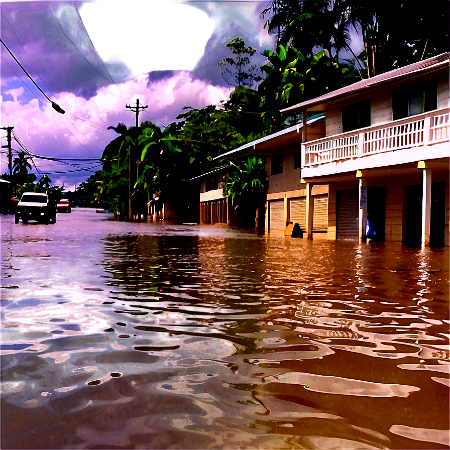 Urban Flooding PNG 06202024 PNG with transparent background