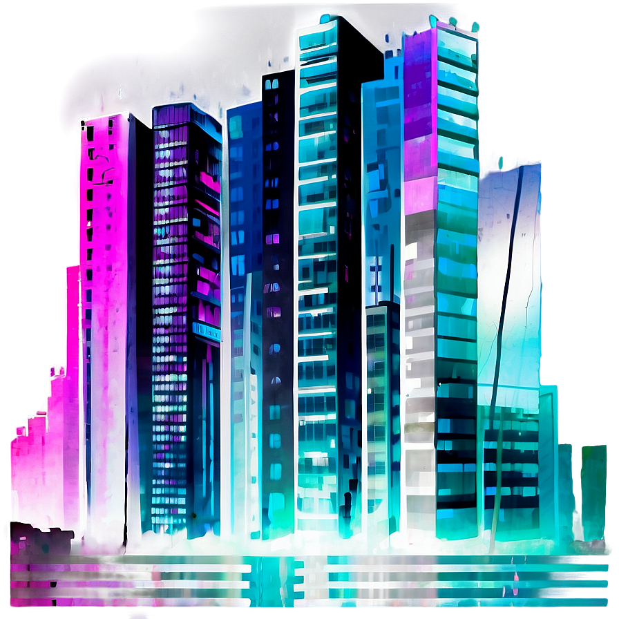 Urban Glitch Artwork PNG bri32 PNG with transparent background