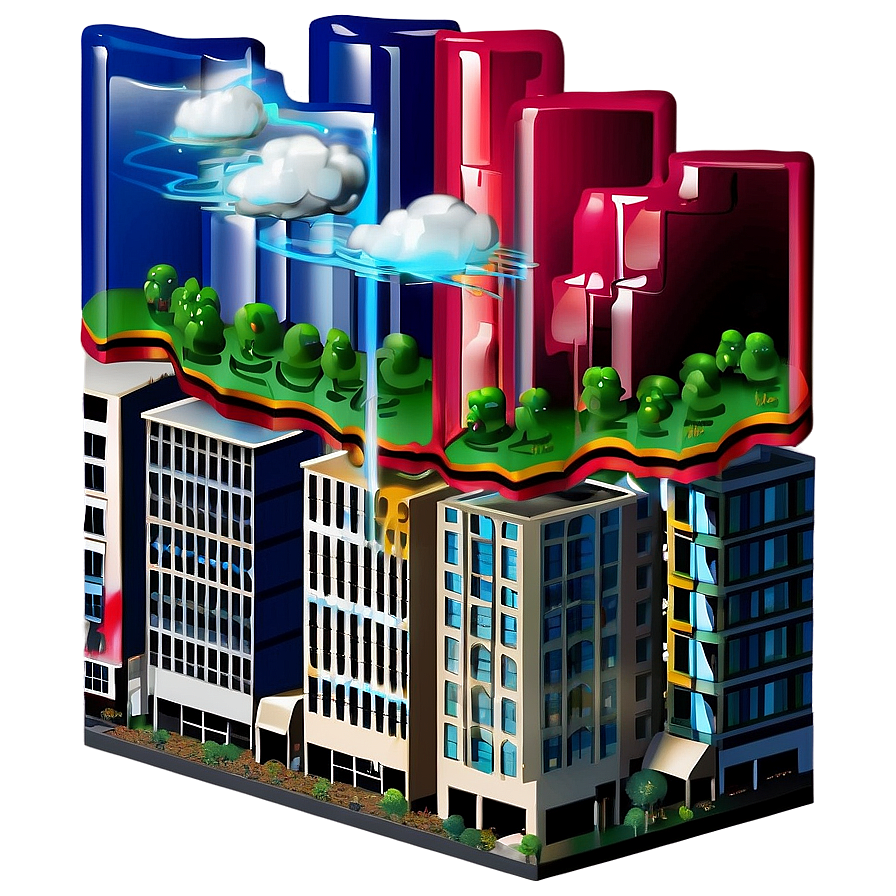 Urban Heat Island Effect Study Png Gbn