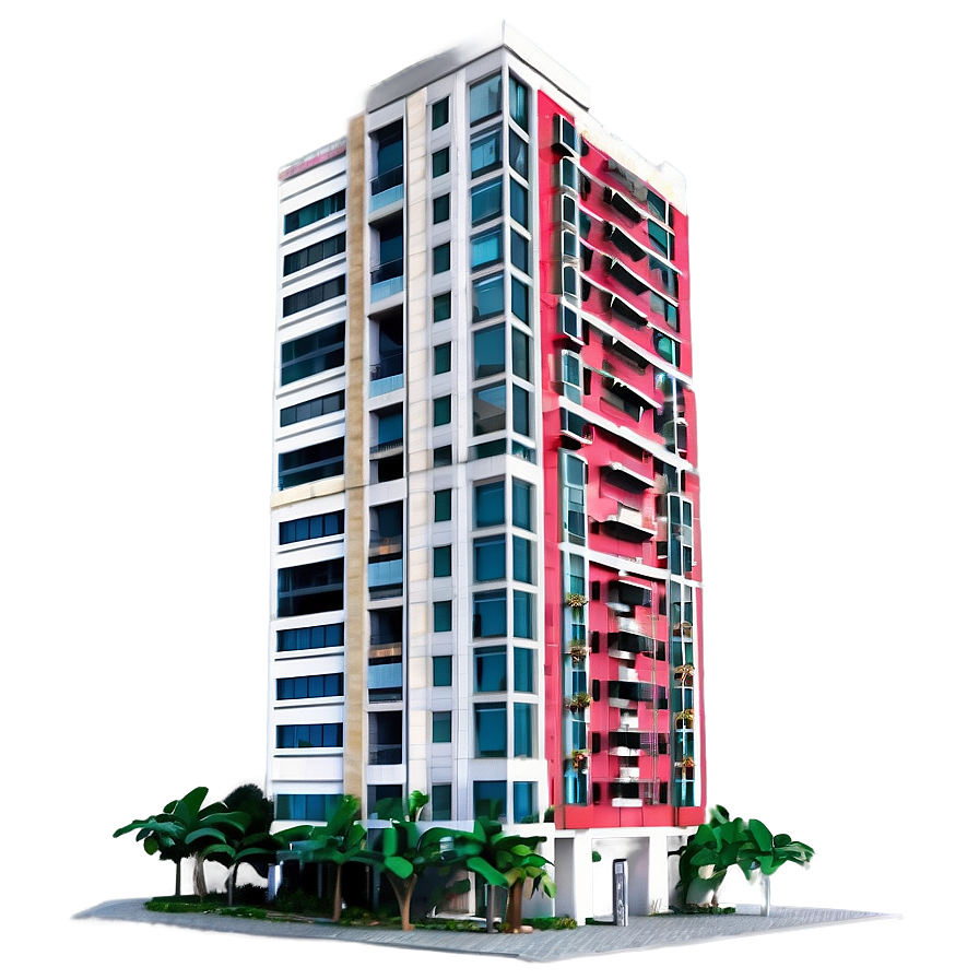 Urban High-rise Building Png 05232024