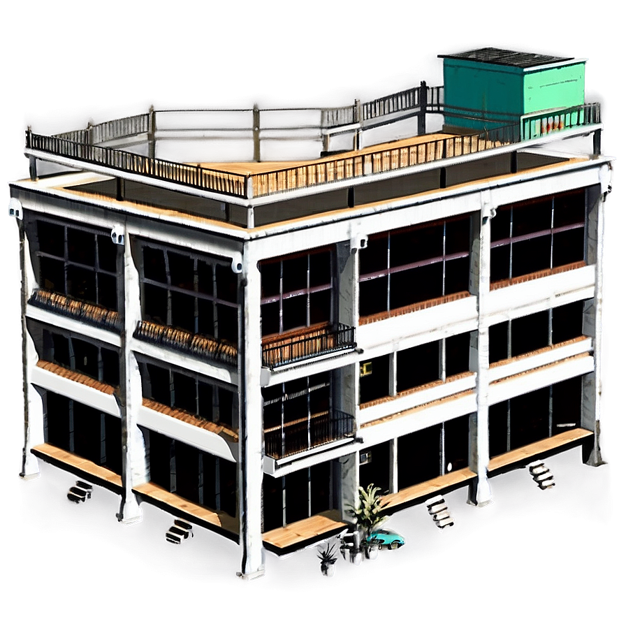 Urban Loft Building Png 29