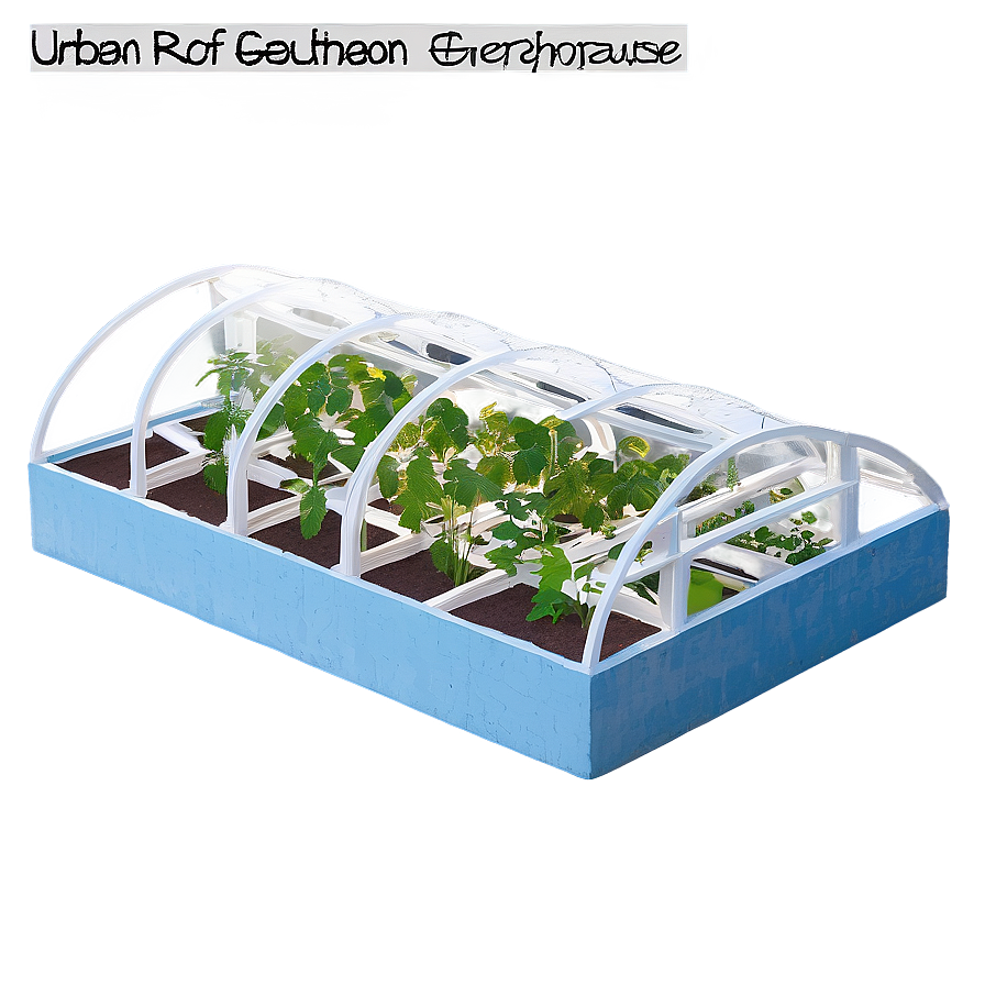 "Urban Rooftop Greenhouse PNG" khv PNG image with a transparent background, free high-resolution download
