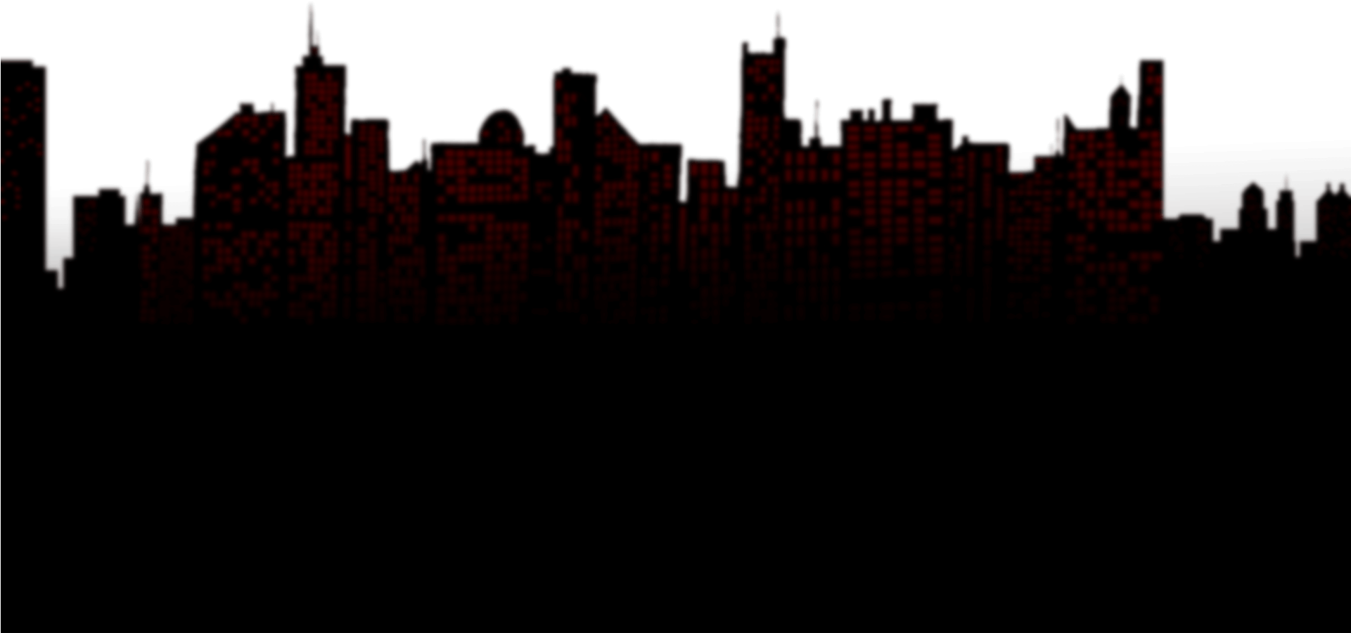 Urban Silhouette Skyline PNG image with a transparent background, free high-resolution download