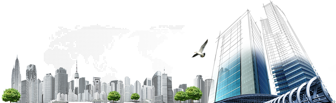 Urban_ Skyline_and_ World_ Map PNG image with a transparent background, free high-resolution download