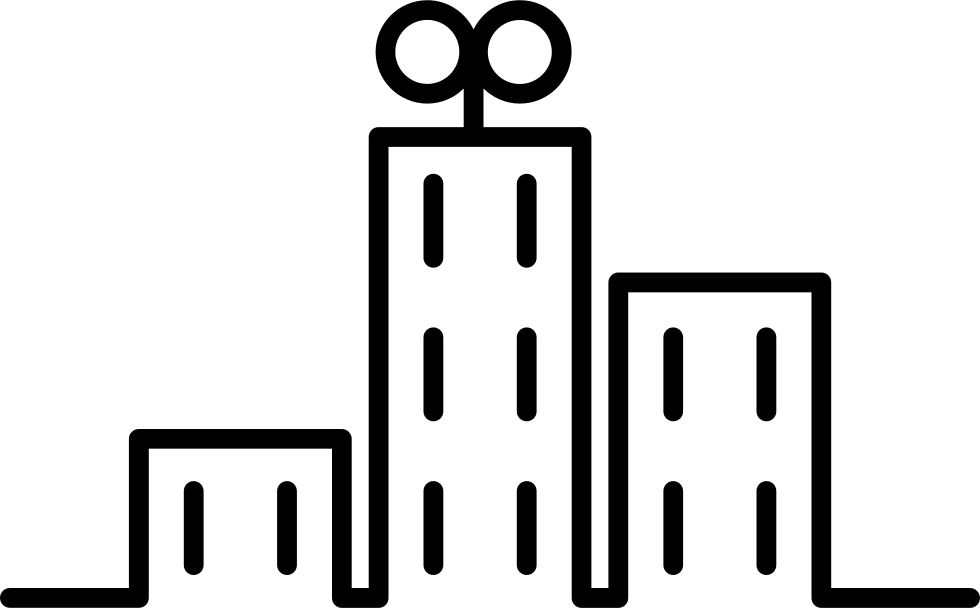Urban Skyline Icon PNG image with a transparent background, free high-resolution download
