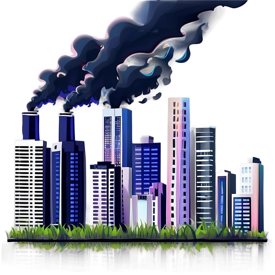 Urban Smog Landscape Png 06212024