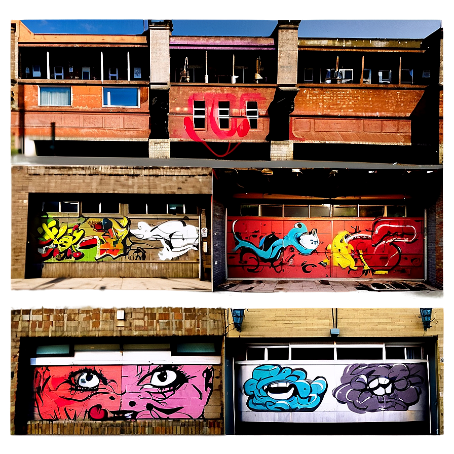 Urban Street Art Graphic Png 2