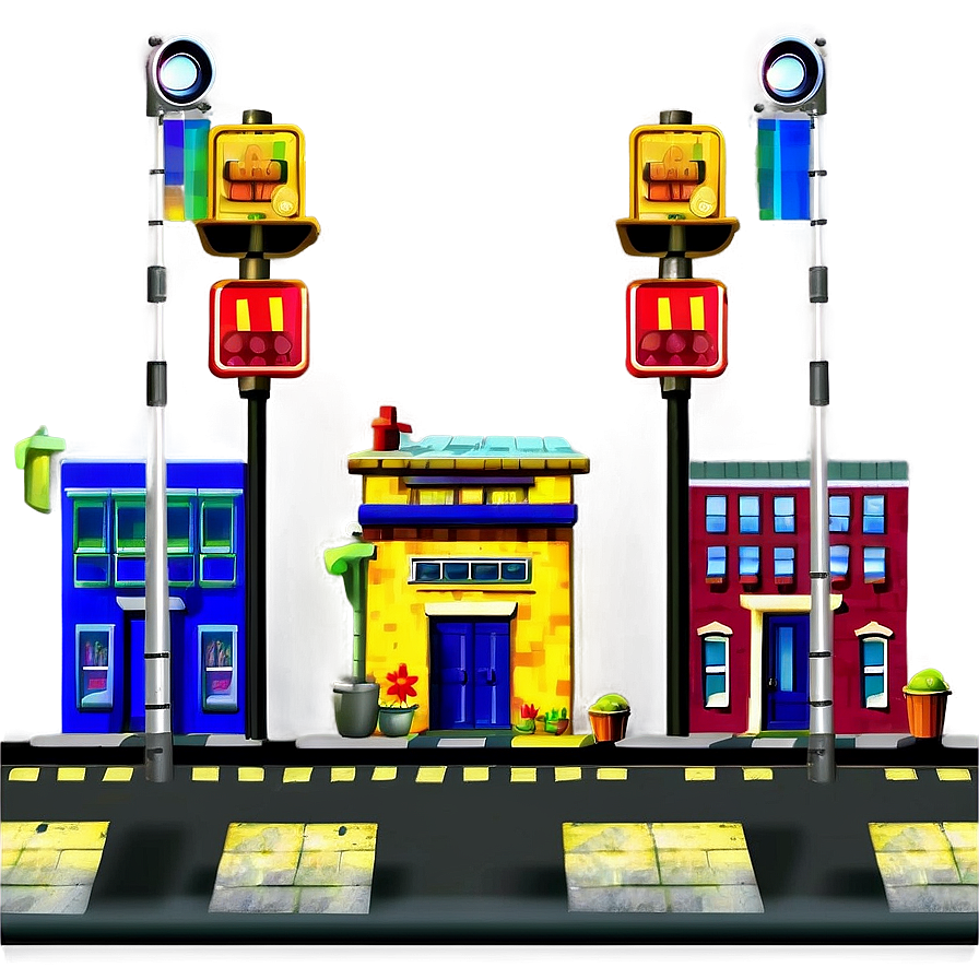 Urban Street Scene PNG vhr98 PNG with transparent background