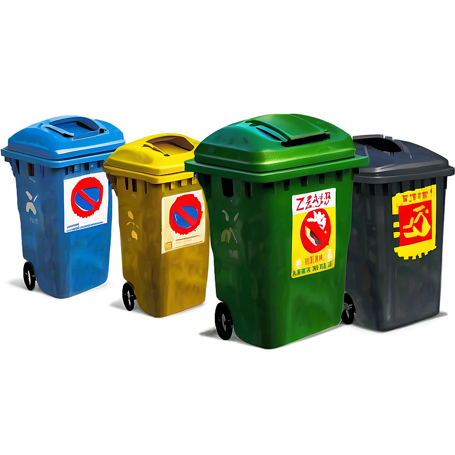 Urban Trash Bin Png 05042024