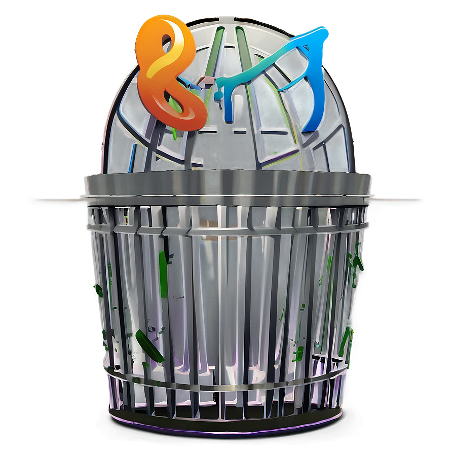 Urban Trash Bin Png 05042024