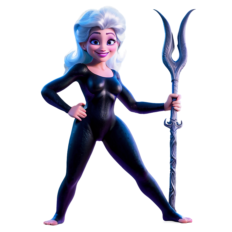 Ursula With Trident Png 06282024