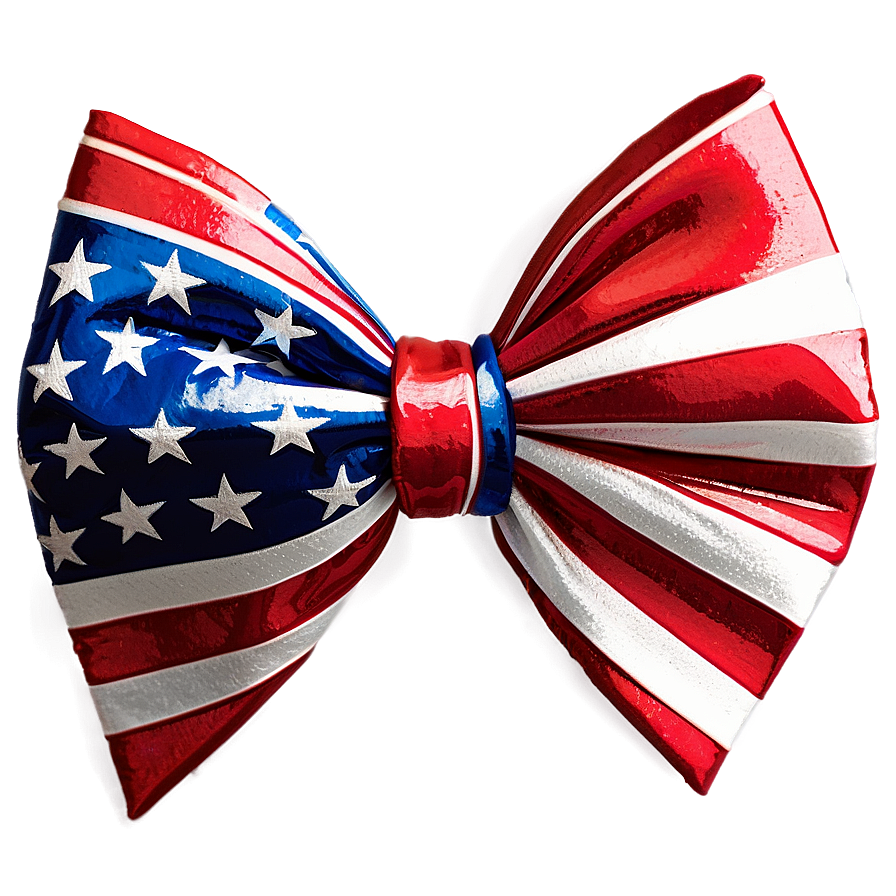 Usa Flag Cheer Bow Png Eud