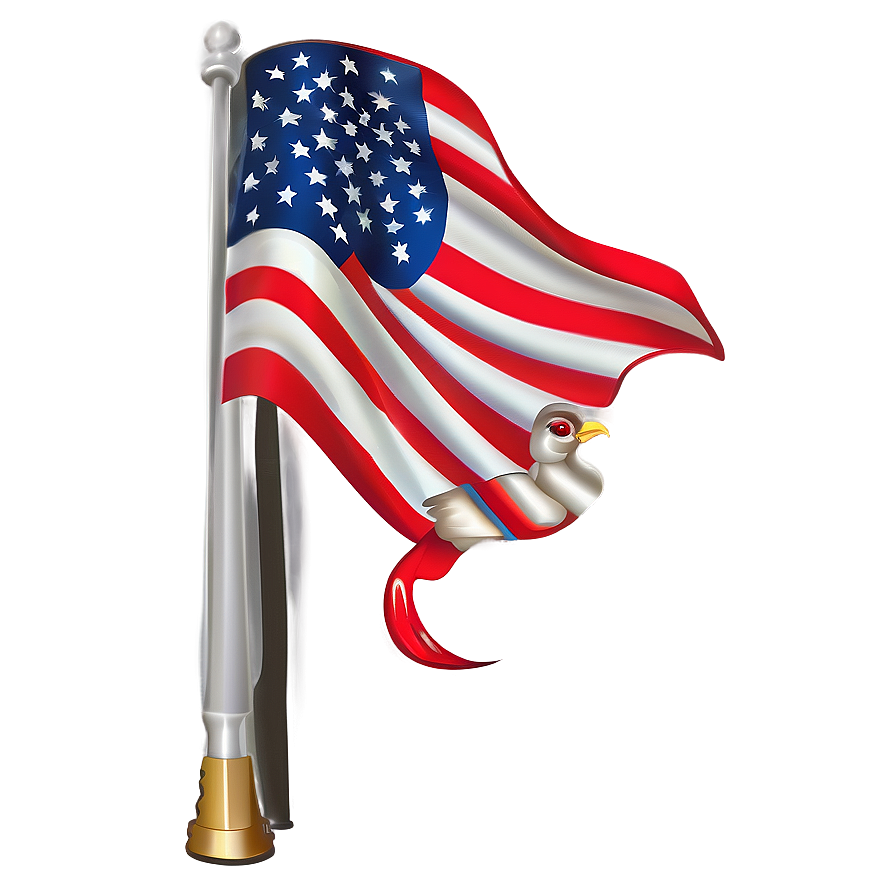 Usa Flag With Eagle Png 05242024