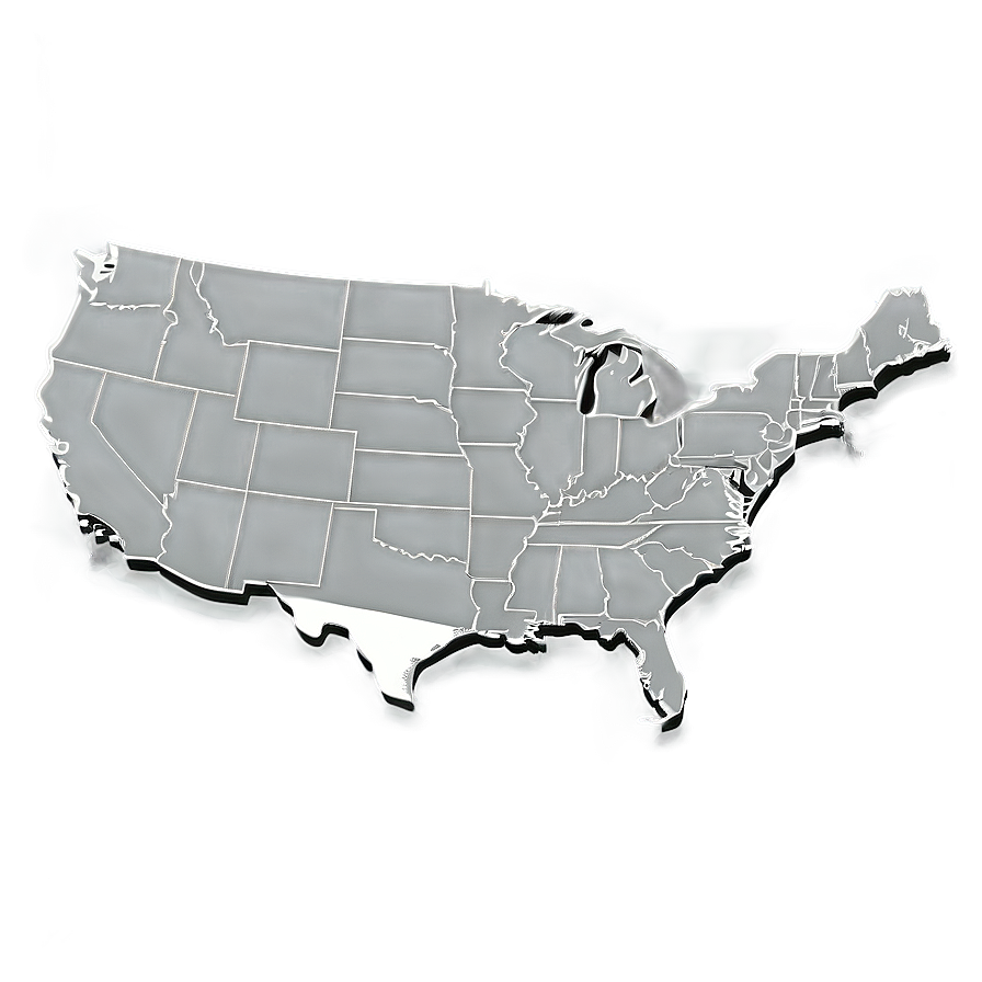 Usa Map For Coloring Png Age53