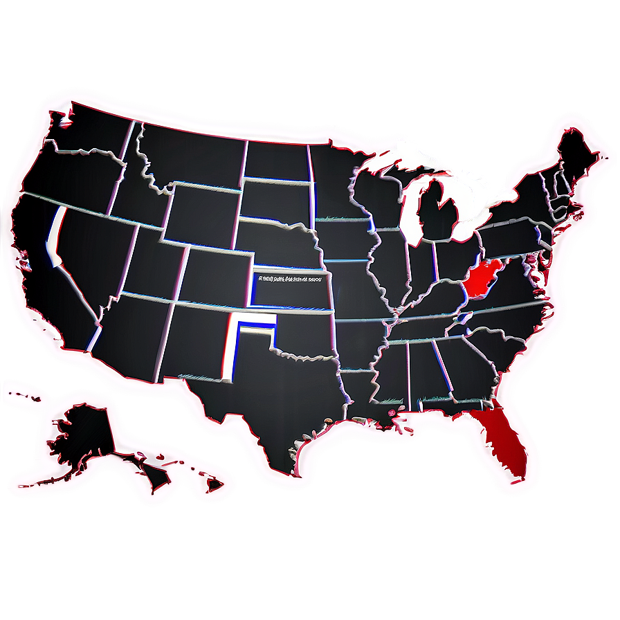 Usa Map For Powerpoint Png Usc63