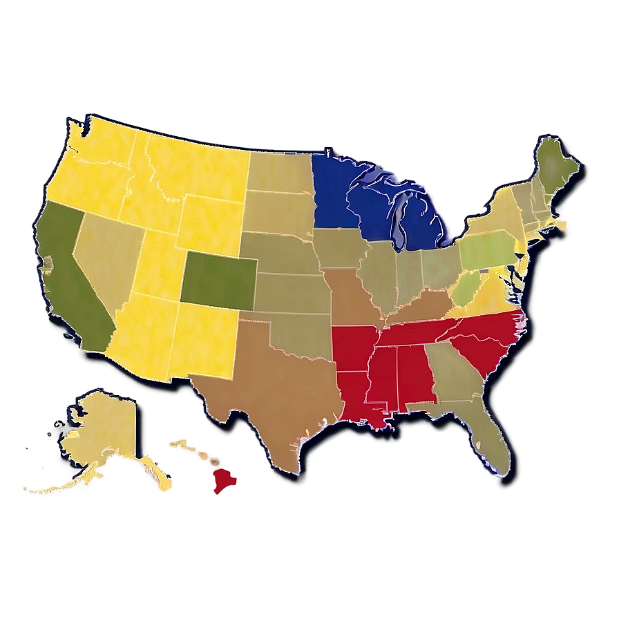 Usa Map With Counties Png Etx