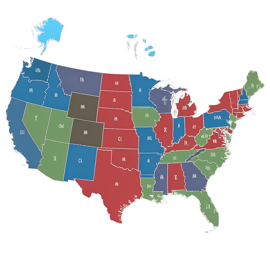 Usa Outline For Geography Png 06282024