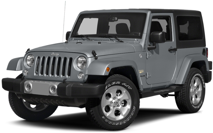Used Jeep Wrangler Colorado Springs - 2 Door Grey Jeep, HD Png Download PNG with transparent background
