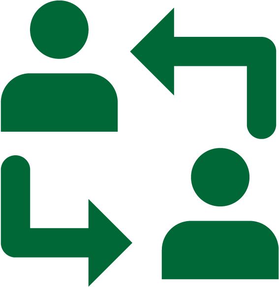 User Interaction Flow Icon PNG with transparent background