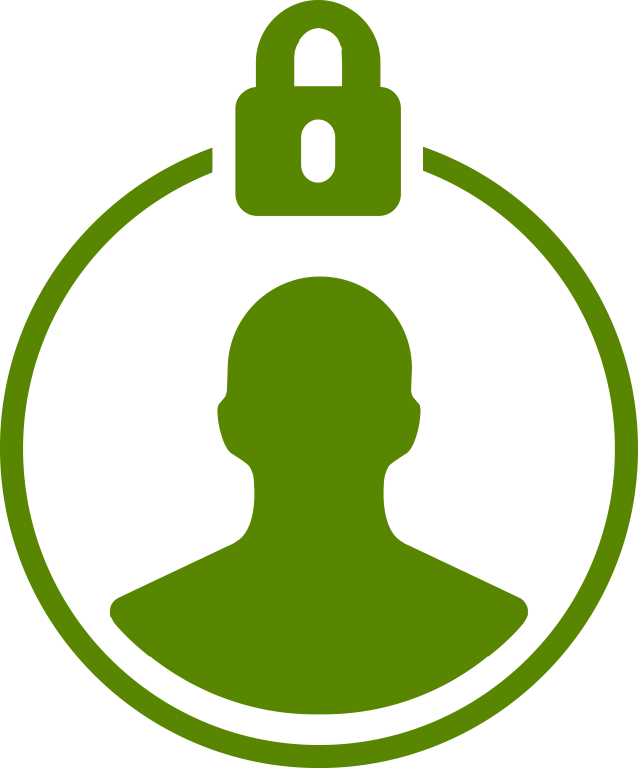 User Profile Icon Locked PNG with transparent background