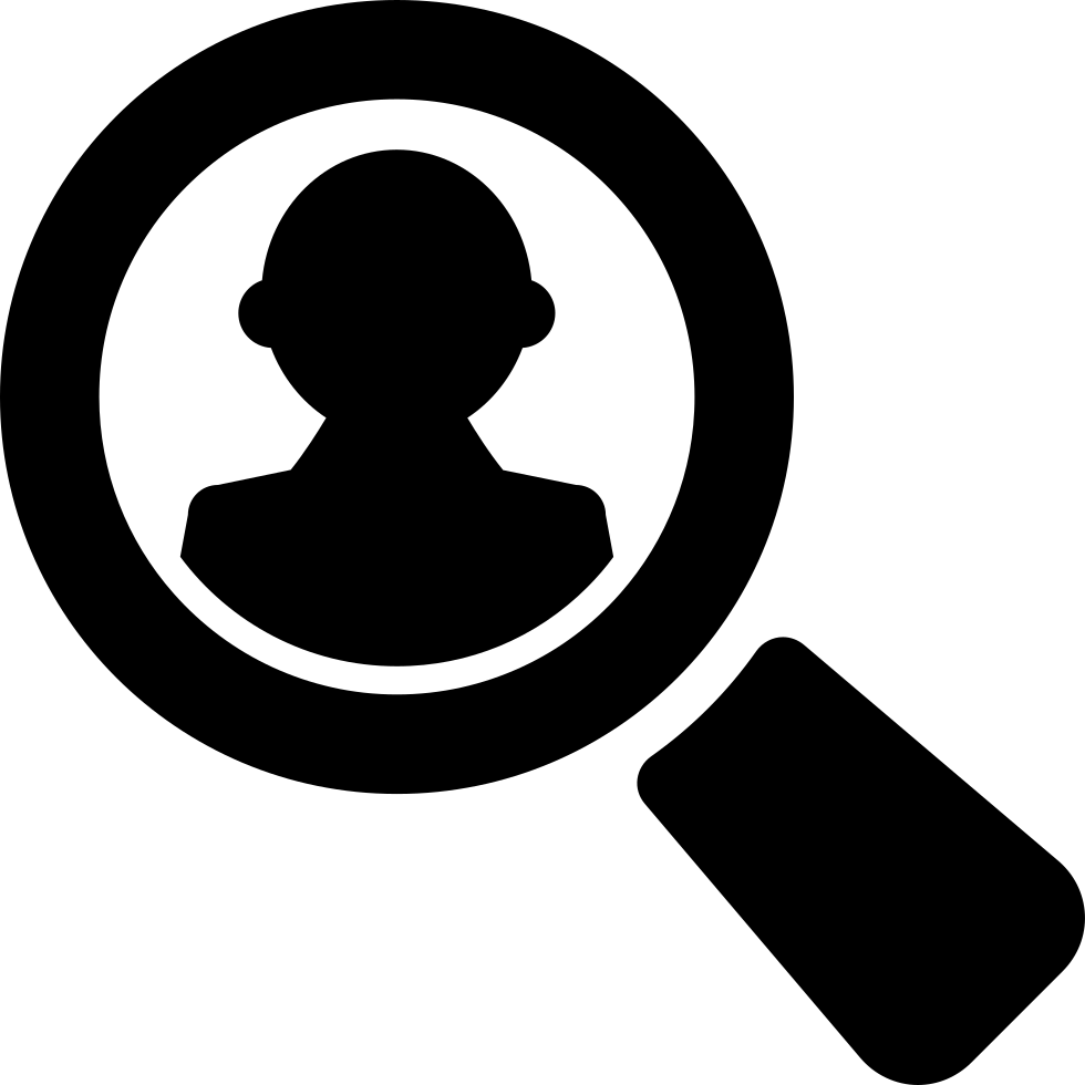 Person Search - Search People Icon Png, Transparent Png PNG image with a transparent background, free high-resolution download