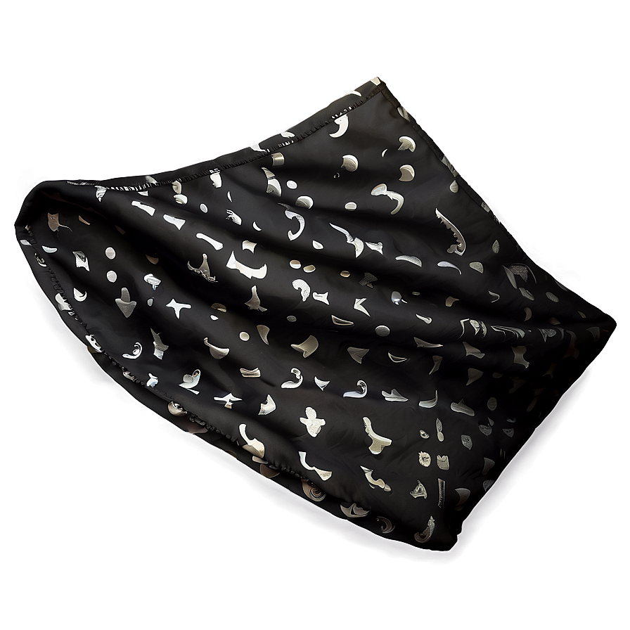 Uv Protection Black Bandana Png 34