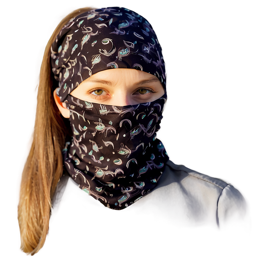 Uv Protection Black Bandana Png Ira95