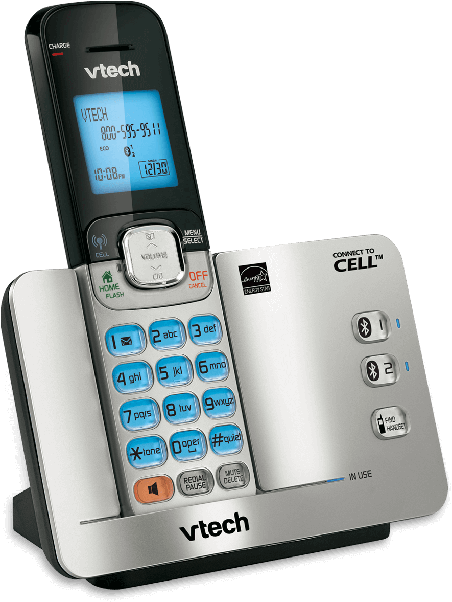 V Tech Cordless Phone Docked