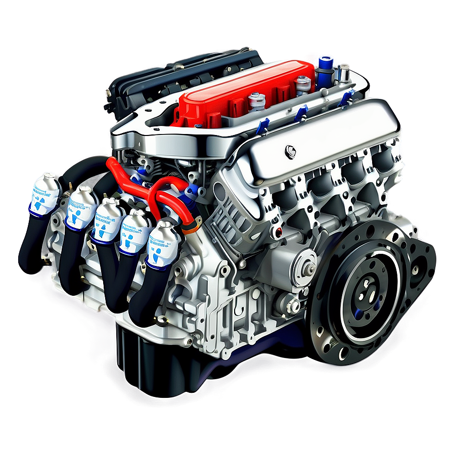 V8 Engine PNG qrb93 PNG with transparent background