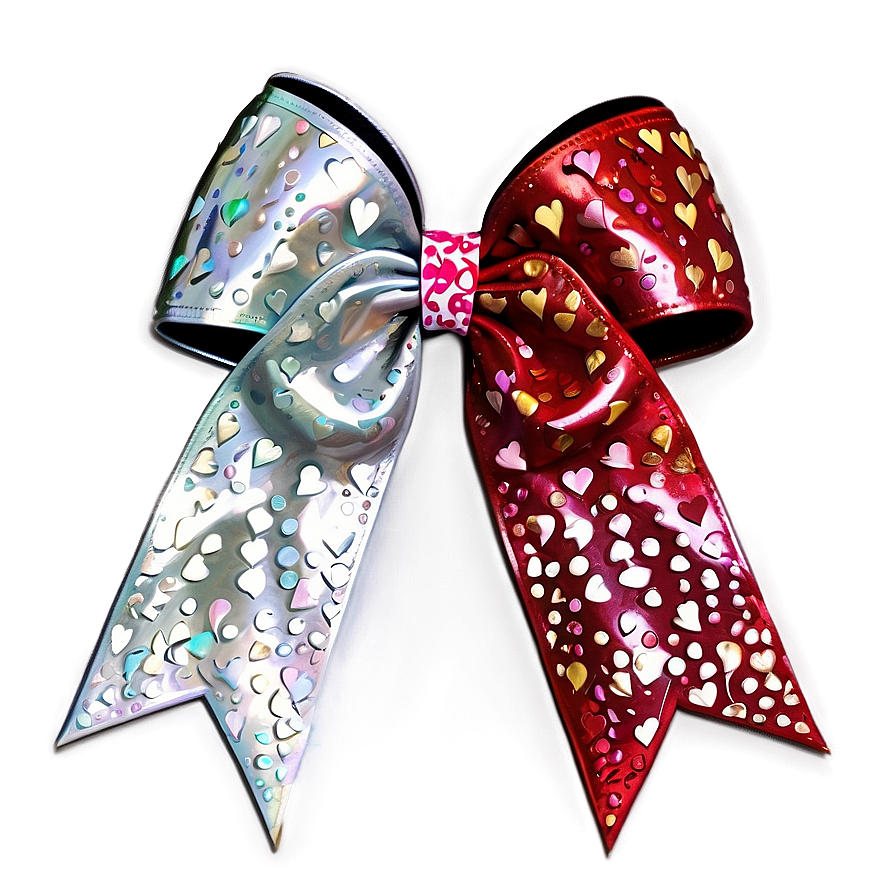 Valentine Cheer Bow Png 06212024