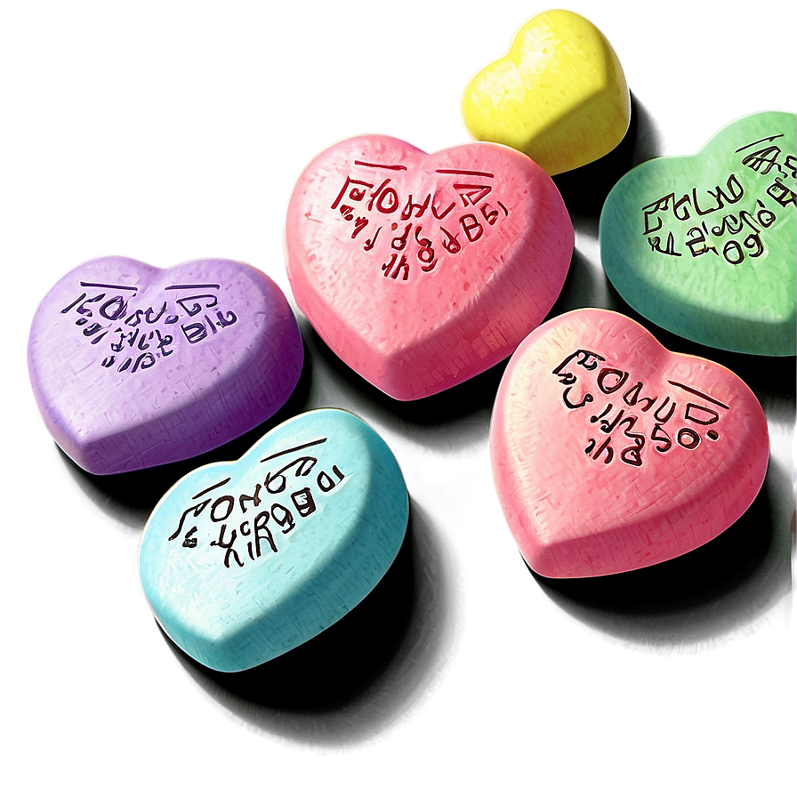 Valentine Conversation Hearts Png Dmo