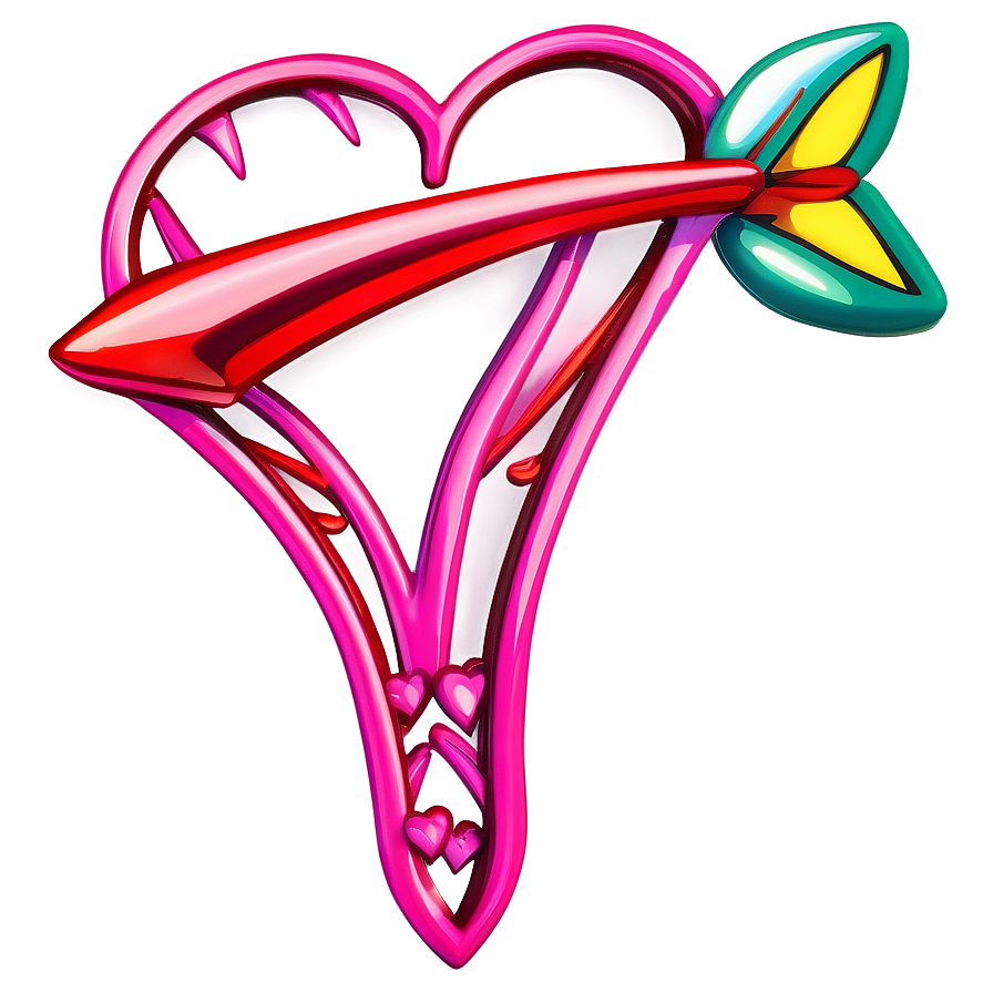 Valentine Heart Arrow PNG fce26 PNG image with a transparent background, free high-resolution download