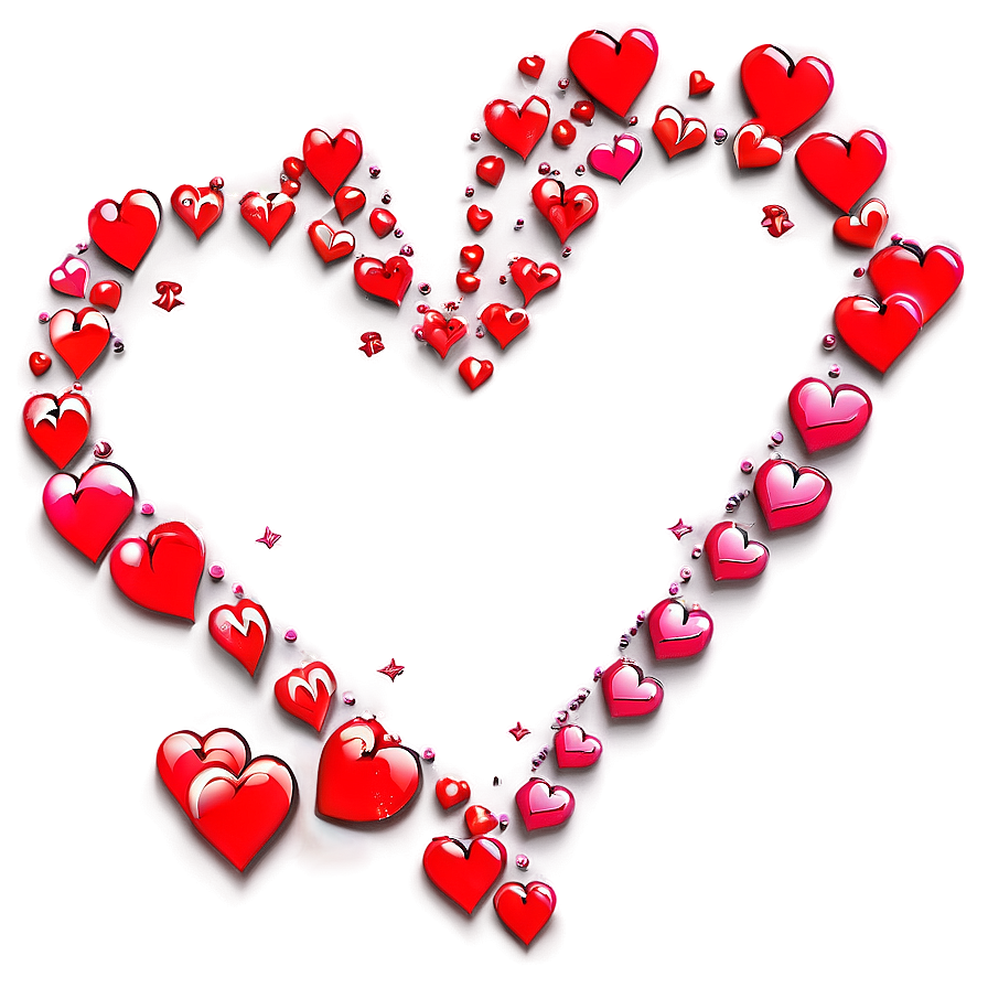 Valentine Heart Border PNG 06262024 PNG image with a transparent background, free high-resolution download